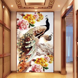 Diamond Painting Peacock DIY Sticker 5D Drill Kits cross Stitch Decor Craft Wall Art Decoration Gift Animal Special Decoration Home