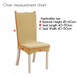 Dinning Chair Cover Thicken Spandex Polar Fleece Elastic Stretch Seat