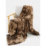 Double Sided Tie-Dyed Blanket Sofa Cover Blanket Lunch Break Blanket