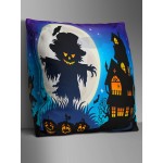 Double-sided Printed Halloween Black Friday Cushion Cover Home Sofa Soft Throw Pillowcase Art Decor