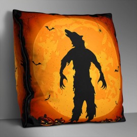 Double-sided Printed Halloween Black Friday Cushion Cover Home Sofa Soft Throw Pillowcase Art Decor