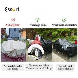 Essort Patio Furniture Covers, Extra Large Outdoor Furniture Set Covers Waterproof, Rain Snow Dust Wind-Proof, Anti-UV