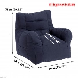 Extra Large Bean Bag Chair Sofa Cover Indoor/Outdoor Game Seat BeanBag Armchair