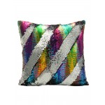 Fashion Sequin Magic Mermaid Throw Pillow Cover Swipe Sofa Cushion Case Decor