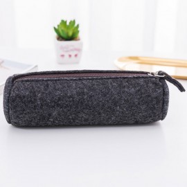 Felt Pencil Bag School Office Supplies Stationery Pouch Purse Makeup Storage Bags