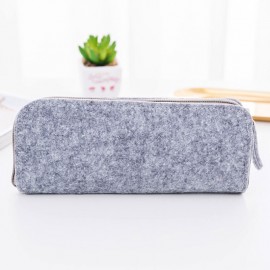 Felt Pencil Bag School Office Supplies Stationery Pouch Purse Makeup Storage Bags