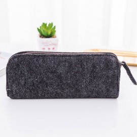 Felt Pencil Bag School Office Supplies Stationery Pouch Purse Makeup Storage Bags