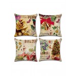 Festive Pillowcase Car Cushion Cover Linen Pillowcase Home Textile