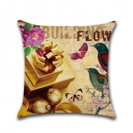 Festive Pillowcase Car Cushion Cover Linen Pillowcase Home Textile