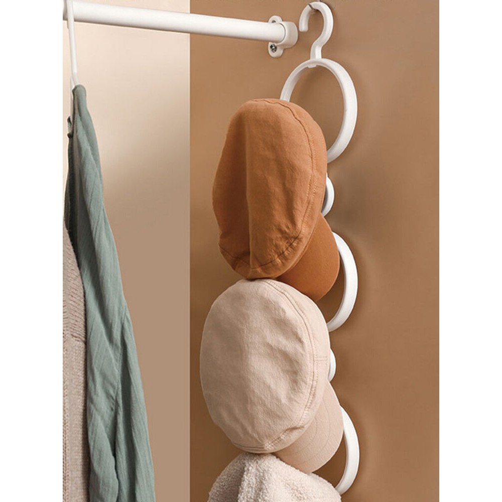 Foldable Hat Storage Rack Hanger Home Door Back Wall Hanging Helmet Rack Coat Rack Scarf Bag Finishing Hook