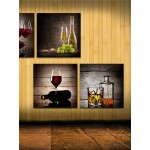 Framed Wine Abstract Canvas Painting Picture Photo Print Wall Art Home Decor