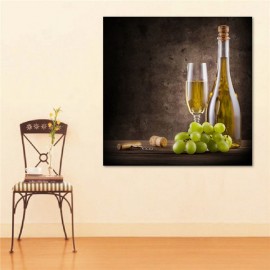 Framed Wine Abstract Canvas Painting Picture Photo Print Wall Art Home Decor