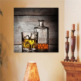 Framed Wine Abstract Canvas Painting Picture Photo Print Wall Art Home Decor