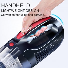 Handheld 120W Car Home Cordless Rechargeable Dust Vacuum Wet Dry Cleaner Dirt