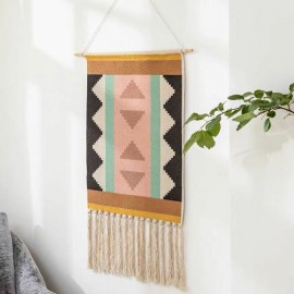 Hanging Cloth Tassel Tapestry  Hand-woven Tassel Hanging Art Tassel Tapestry