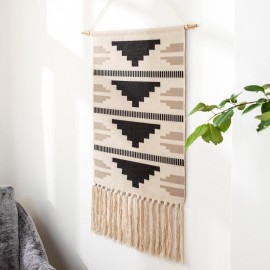 Hanging Cloth Tassel Tapestry  Hand-woven Tassel Hanging Art Tassel Tapestry