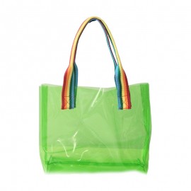 Honana HN-B65 Colorful Waterproof PVC Travel Storage Bag Clear Large Beach Outdoor Tote Bag