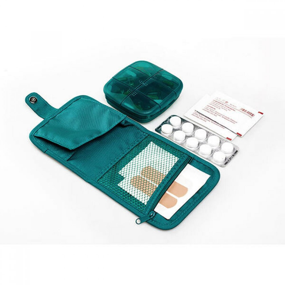 Honana HN-PB004 Travel 6 Compartments Pill Box Portable Medicine Orangnizer Tablets Holder