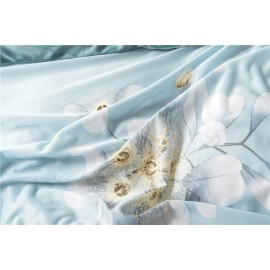 Ice Silk Cool Three-Piece Set Summer Cool Fabric  Kit Bedding