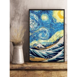 Impressionist Art Natural Landscape Pattern Canvas Painting Unframed Wall Art Canvas Living Room Home Decor