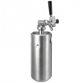 KCASA KC-BK8 4L/2L Stainless Steel 304 Beer Mini Keg Homebrew Keg Air pressure Wine Making Tools