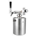 KCASA KC-BK8 4L/2L Stainless Steel 304 Beer Mini Keg Homebrew Keg Air pressure Wine Making Tools