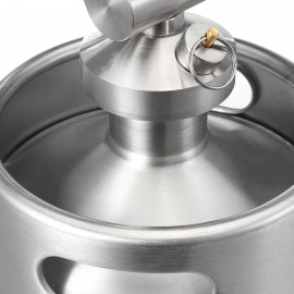 KCASA KC-BK8 4L/2L Stainless Steel 304 Beer Mini Keg Homebrew Keg Air pressure Wine Making Tools