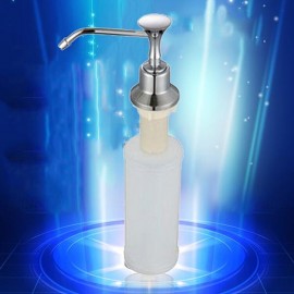 Kitchen Chrome Stainless Steel Liquid Soap Dispenser Kitchen Sink Soap Bottle