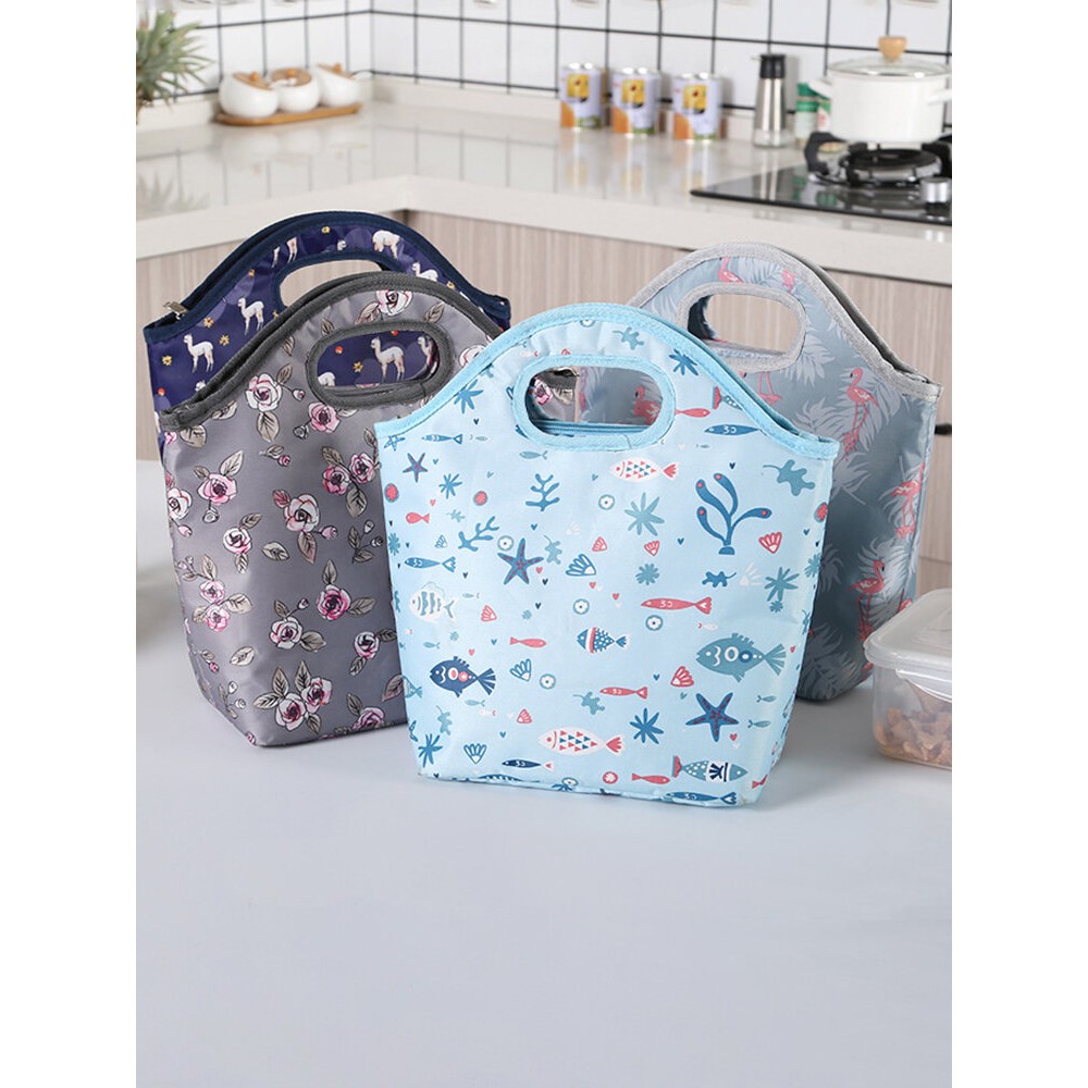 Large Capacity Lunch Bag Insulation Bag With Rice Bag Hand Bag Heat Insulation Bag Handbag Ice Bag Factory Direct Sales