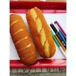 Lifelike French Bread Pencil Case Pen Bag Stationery School Office Supplies