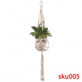 Macrame Plant Hangers Handmade Indoor Wall Hanging Planter Plant Holder Modern Home Design