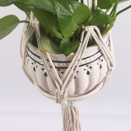 Macrame Plant Hangers Handmade Indoor Wall Hanging Planter Plant Holder Modern Home Design