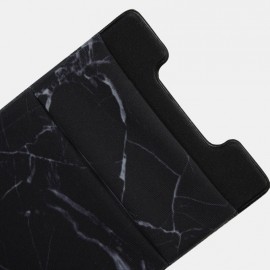 Marble Pattern Lycra Mobile Phone Back Sticker Card Case Multi-function Thermal Transfer Mobile Wallet