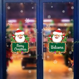 Miico XH7245 Christmas Sticker Home Decoration Sticker Window and Wall Sticker Shop Decorative Stick