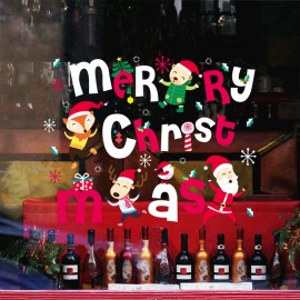 Miico XL616 Christmas Sticker Home Decoration Sticker Window and Wall Sticker Shop Decorative