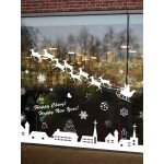 Miico XL802 Christmas Sticker Home Decoration Sticker Window and Wall Sticker Shop Decorative Sticke