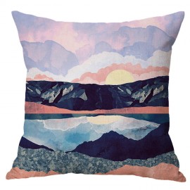 Modern Abstract Landscape Moon Linen Cushion Cover Home Sofa Throw Pillowcases Home Decor