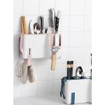 Multi-Function Utensil Holder Knife Block PP Flatware Drainer Storage Box Spoon Fork Kitchen Organizer Rack