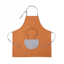 Multifunction Waterproof Kitchen Apron Sleeveless Cotton Linen Cooking Work Cloth for Home Kitchen Tool Working Tool