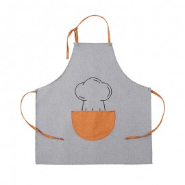 Multifunction Waterproof Kitchen Apron Sleeveless Cotton Linen Cooking Work Cloth for Home Kitchen Tool Working Tool