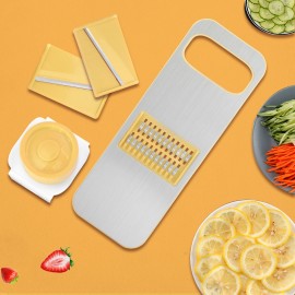 Multifunctional Stainless Steel Cutter Slicer Vegetable Cutter With Three Replaceable Blades