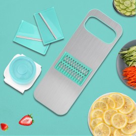 Multifunctional Stainless Steel Cutter Slicer Vegetable Cutter With Three Replaceable Blades