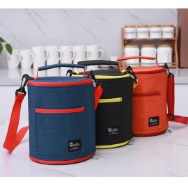 New Cationic Shoulder Bucket Ice Bag Lunch Box Waterproof Insulation Bag Thickening Freshness Lunch Bag Lunch Bag