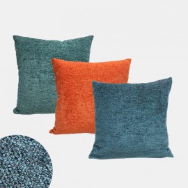 Nordic Solid Color Chenille Yarn-dyed Pillow Office Sofa Square Pillow Simple Bedroom Bedside Cushion Cover