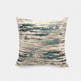 Nordic Texture Yarn-dyed Abstract Jacquard Pillow Bedside Soft Bag Large Backrest Living Room Sofa Cushion Cover