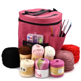 Oxford Cloth Knitting Bag Crocheting Organizer Holder Storage Yarn Craft Case