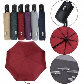 Parasol Folding Rain Umbrella Telescopic Auto Open Close Sun Strong Windproof