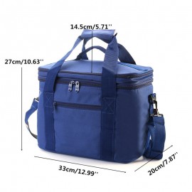 Picnic Bag Aluminum  Insulation Bag Lunch Large Double Ice Pack Lunch Box Bag Takeaway Lunch Bag