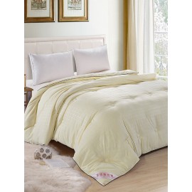 Plain Color Silk Quilt Pure Cotton Thickened Quilt Warm Winter Autumn Comforter Luxury Quilt Comfy Bedding