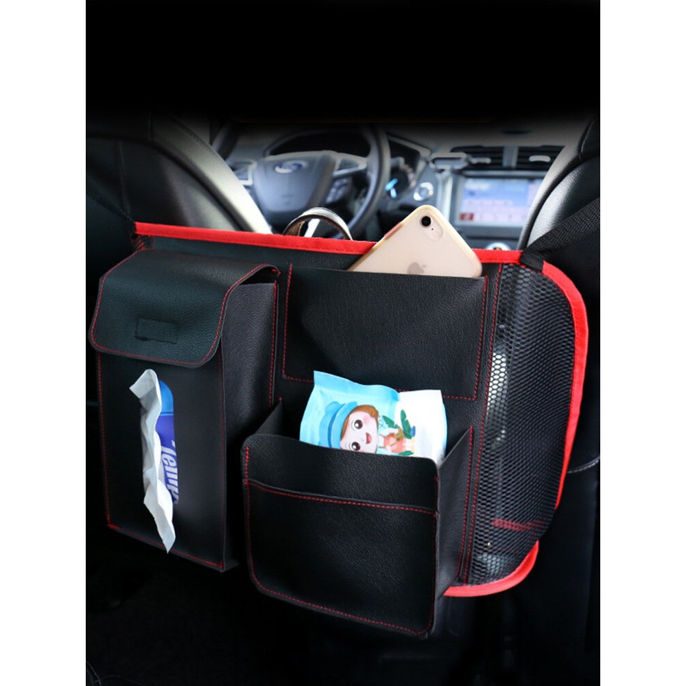 Portable Car Storage Net Pocket Net Bag Car Trunk Storage Pouch Sundries Storage Organizer